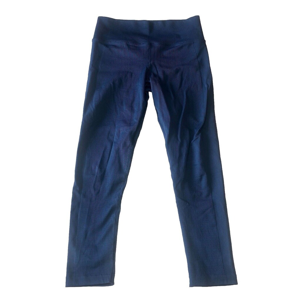 Athleta Womens Blue Leggings Size Large